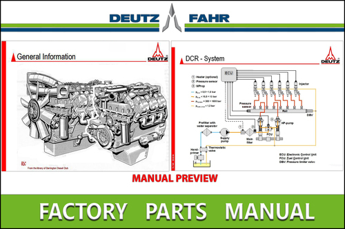 Deutz F4l1011f Parts Manual